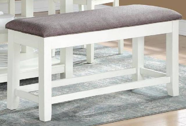 Urban Styles Furniture Chelsea Charcoal/White Counter Height Bench-0