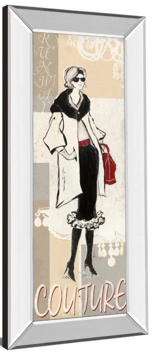 Classy Art Couture by Tava Studios Mirror Framed Wall Art-1