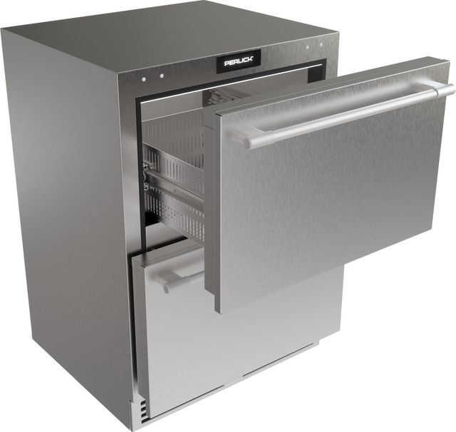 Perlick® G5 Luxe 24" 4.9 Cu. Ft. Panel Ready Refrigerator Drawers-1