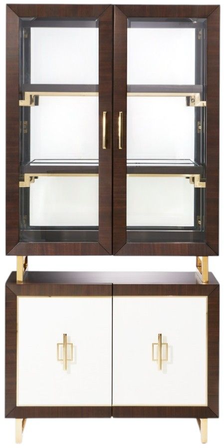 Michael Amini® Belmont Place Espresso Display Cabinet-3