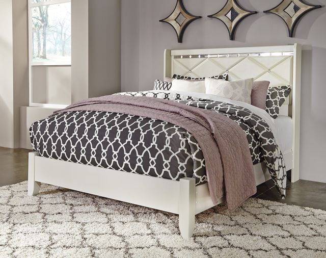 Signature Design by Ashley® Dreamur Champagne King Panel Bed-2