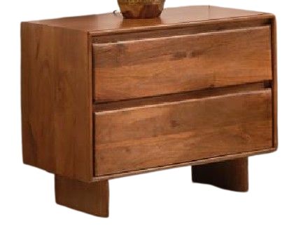 Jaipur Furniture Conall Brown Nightstand-0