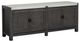 Magnussen Home® Plum Creek Ravenwood Black Console with Marble Top-0