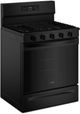 Whirlpool® 30" Black Freestanding Gas Range with Air Cooking Technology-4