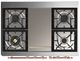 Ilve® Majestic III 40" Custom Pro Style Dual Fuel Liquid Propane Range with Triple Glass Door and Copper Trim-2