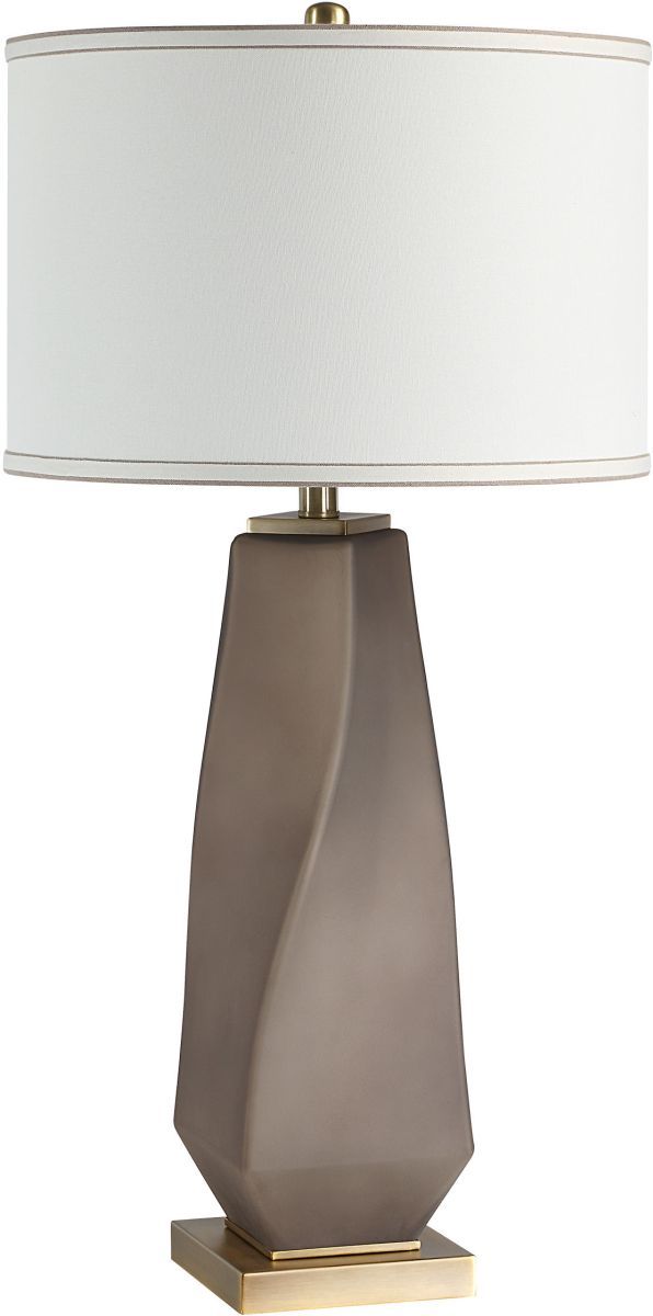 Renwil® Everren Mallorca Brass/Smoke Gray Glass Table Lamp-0