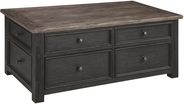 Signature Design by Ashley® Tyler Creek 2-Piece Grayish Brown/Black Living Room Table Set-1
