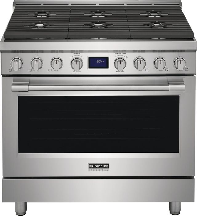 Frigidaire Professional® 36" Stainless Steel Pro Style Gas Range