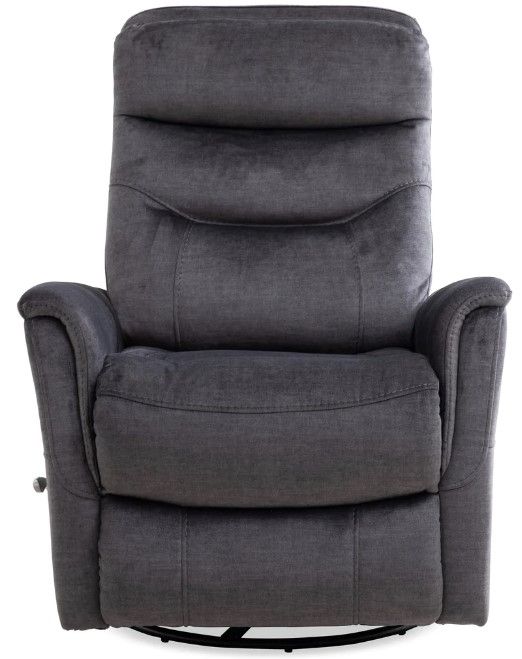 Parker House® Gemini Capri Charcoal Manual Swivel Recliner-0