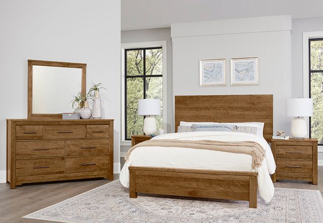 LM Co Home By Vaughan-Bassett Crafted Cherry by Ben & Erin Napier Medium Cherry 7-Drawer Dresser-1