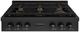 ZLINE Paramount 36" Black Stainless Steel Gas Cooktop -0