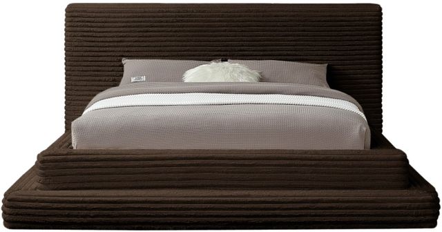 Meridian Furniture Drew Brown King Upholstered Panel Bed-1