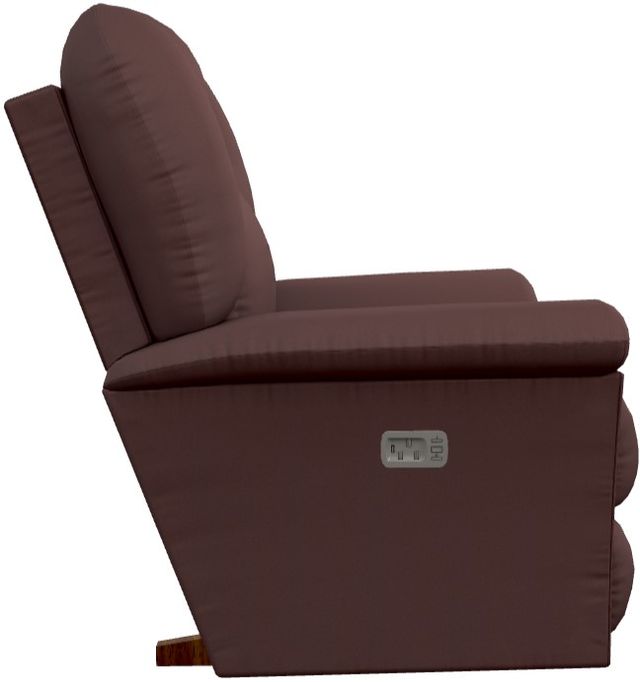 La-Z-Boy® Jasper Garnet Power Rocking Recliner with Headrest-2