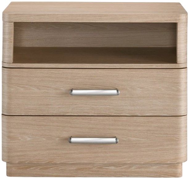 Universal Explore Home™ Modern Nomad White Oak Nightstand-3
