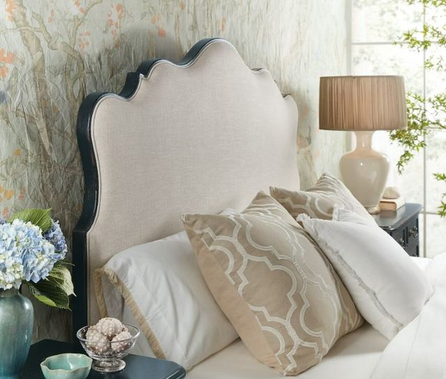 Hooker® Furniture Charleston Chateau Linen King Upholstered Panel Bed-3