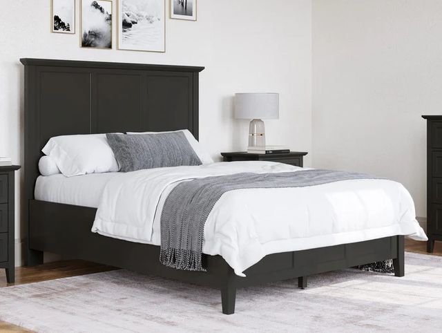 Modus Furniture Grace Raven Black Queen Panel Bed-1
