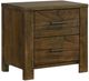 Homelegance® Sullivan Wire Brushed Oak Nightstand-0