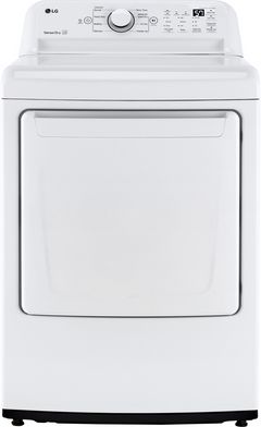 LG 7.3 Cu. Ft. White Front Load Gas Dryer