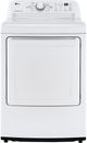 LG 7.3 Cu. Ft. White Front Load Gas Dryer with Sensor Dry Technology-0