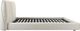 Moe's Home Collection Zeppelin Heather Light Grey King Bed-3
