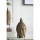 A & B Home Nickel 7" Buddha Head Sculpture-5