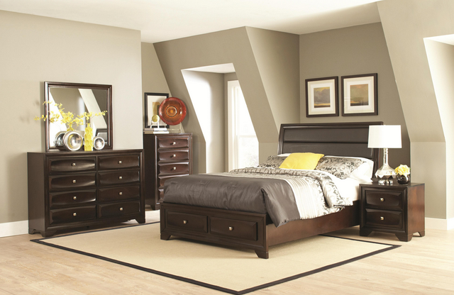 Coaster® Jaxson Cappuccino Queen Bed-2