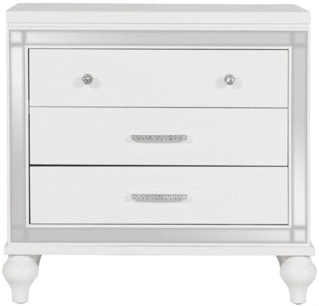 New Classic® Home Furnishings Valentino White Nightstand-2