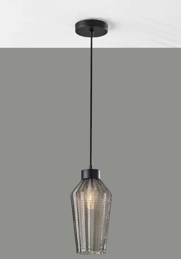 Adesso® Belfry Black Pendant-1
