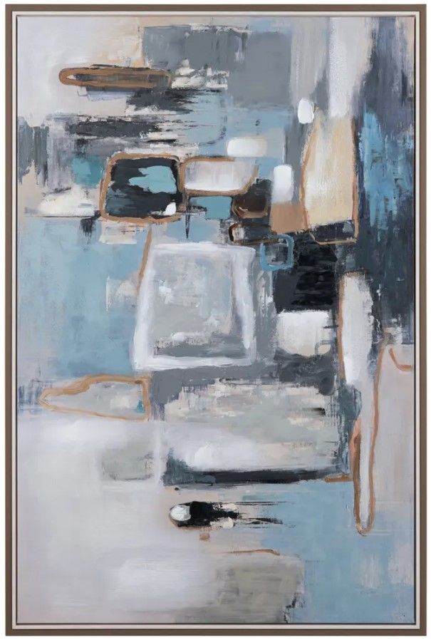 Crestview Collection Blue Mirage Wall Art-0