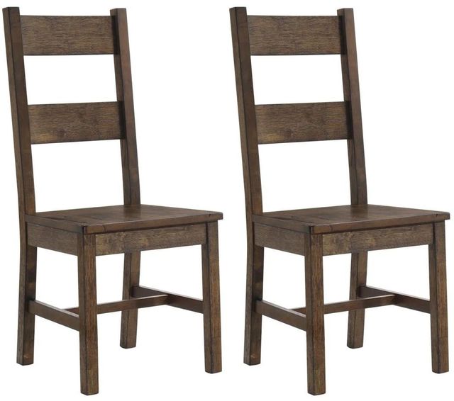 Coaster® Coleman 2-Piece Gold Brown Dining Chairs-1