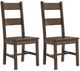 Coaster® Coleman 2-Piece Gold Brown Dining Chairs-1