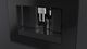 Fulgor Milano Distinto 24" Black Glass Built-In Coffee Maker-5