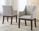 Signature Design by Ashley® Burkhaus Beige/Dark Brown Dining Arm Chair-1