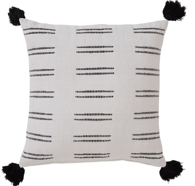 Signature Design by Ashley® Mudderly 4-Piece Black/White Pillow-0
