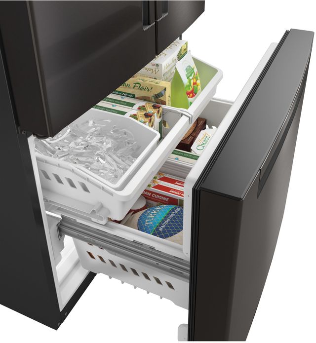 Haier 27.0 Cu. Ft. Black Stainless Steel French Door Refrigerator-4