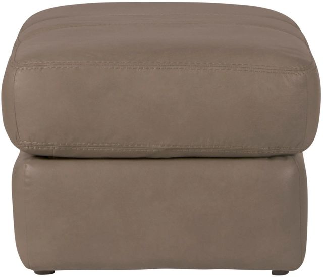 Jackson Furniture Prato Putty Leather Ottoman-2