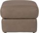 Jackson Furniture Prato Putty Leather Ottoman-2