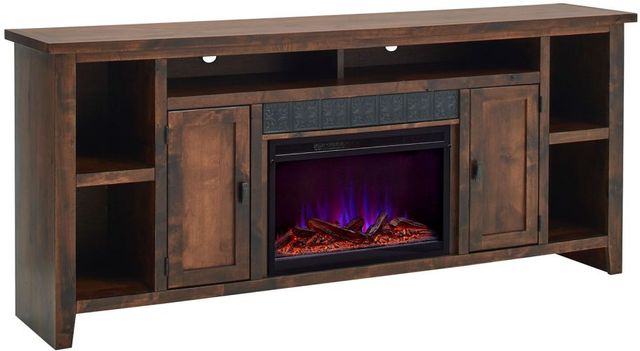 aspenhome® Alder Grove Tobacco 84" Fireplace Console-0