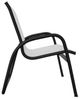Telescope Casual Gardenella Abalone/Black Aluminum/Fabric Outdoor Sling Stacking Arm Chair-2
