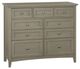 Whittier Wood® Furniture McKenzie Fieldstone 9-Drawer Dresser-0