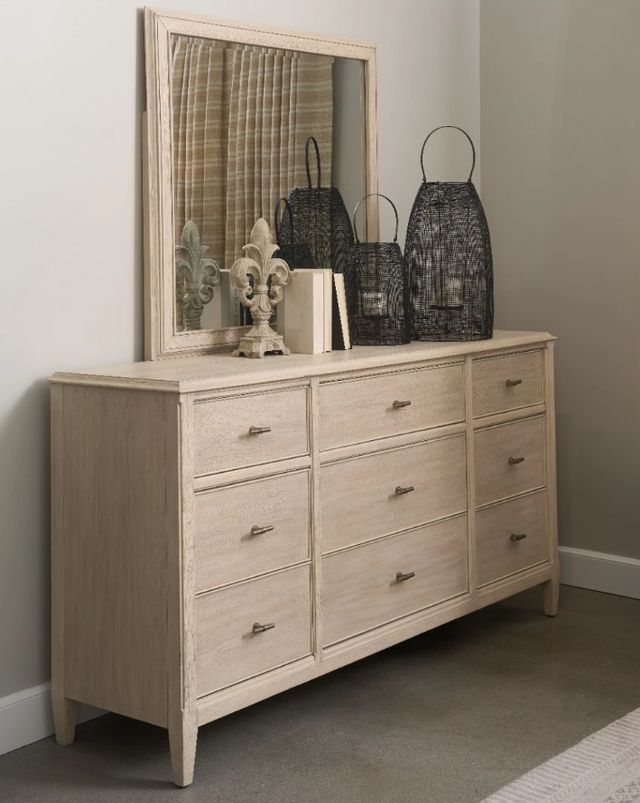 Riverside Furniture Carmella Pebble Oak 9-Drawer Dresser-1