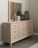 Riverside Furniture Carmella Pebble Oak 9-Drawer Dresser-1
