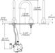Elkay Copper Nickel Commercial Electronic Sensor Scrub/Handwash Battery Powered Deck Mount Faucet-1