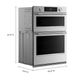 KitchenAid® 27" PrintShield™ Stainless Steel Smart Oven/Micro Combo Electric Wall Oven with Assisted Cook Cycles-1