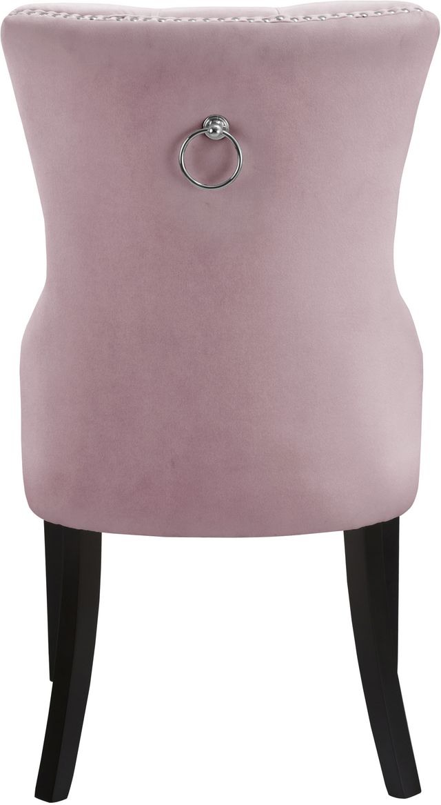 Meridian Furniture Nikki Pink Velvet Dining Chair-2