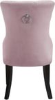 Meridian Furniture Nikki Pink Velvet Dining Chair-2