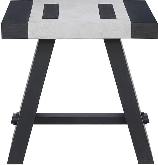 Bernards Moden Java End Table with White Top-2