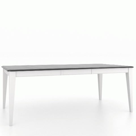 Canadel Customizable Gourmet 82" VE Base Dining Table with One Removable Leaf-2