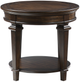 Homelegance® Tobias Espresso Round End Table-0