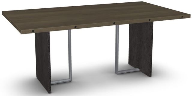 Amisco Customizable Zoel Dining Table with Decorative Bolts-1